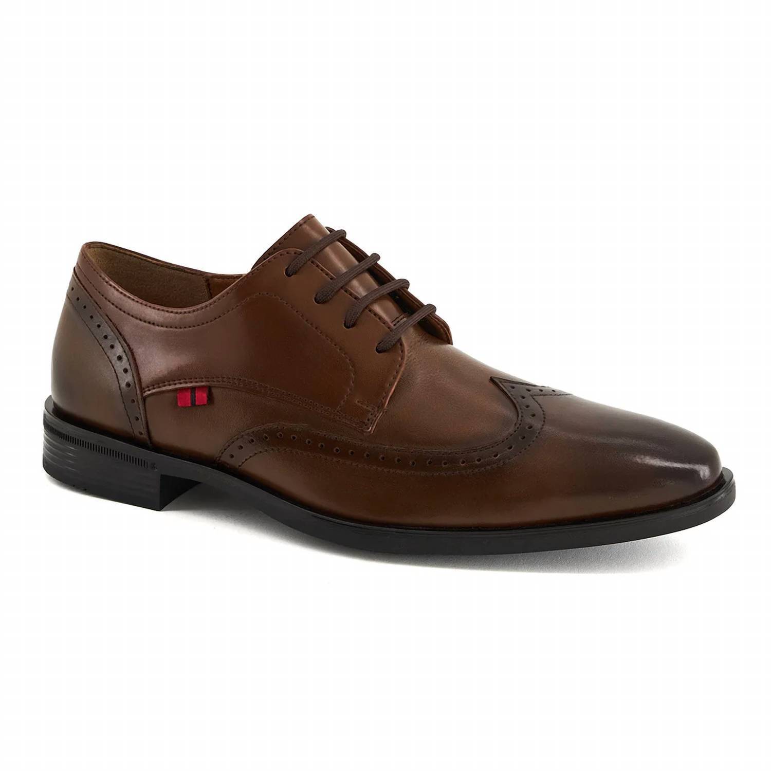 New Andrea Men's Oxford Leather Shoe In Light Brown